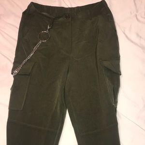 Green Pants With Chain